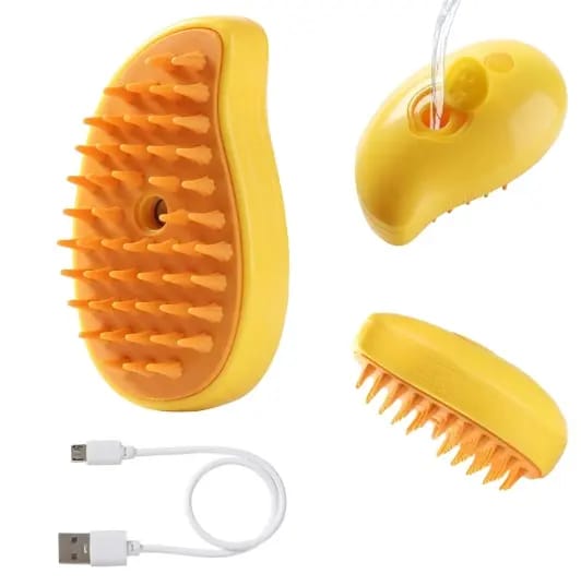 3in1 Pet Cleaning Steam Brush