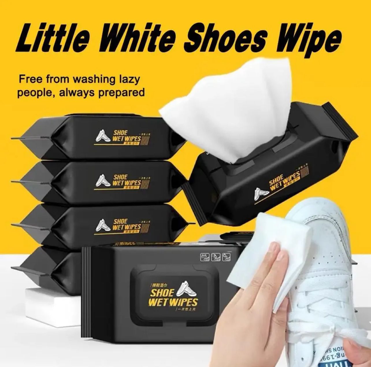 Shoe Shine Wipes Pack Of 60